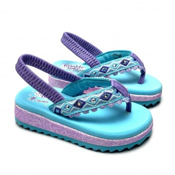 Пляжні шльопання дівчинці Skechers р 21