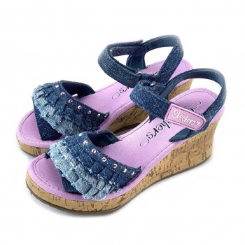 Текстильні босоніжки дитячі Skechers р 27