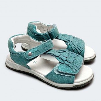 Шкіряні босоніжки дівчинці Zebra р 30