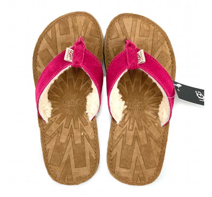 Кожаные шлепанцы UGG Australia р 36