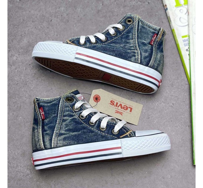 Високі кеди для дівчинки Levi's р 31