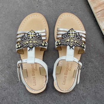 Шкіряні босоніжки Laura Biagiotti р 31