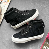 Кожаные ботинки девочке Vans р 27