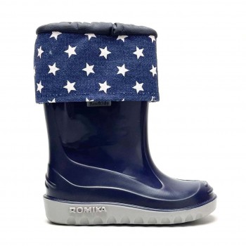 Дитячі гумові чоботи з утеплювачем Romika р 21