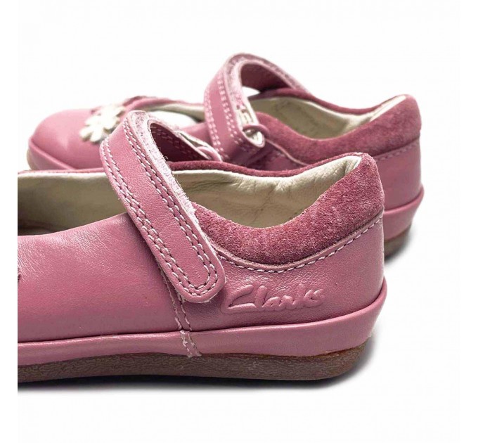 Кожаные детские туфли Clarks (Англия) р 20