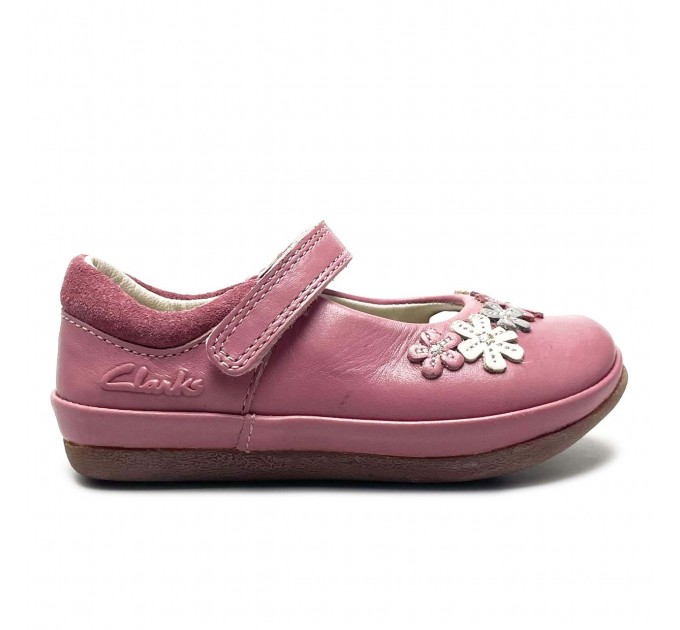 Кожаные детские туфли Clarks (Англия) р 20