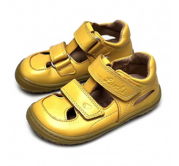 Кожаные сандалии мальчику Lurchi Barefoot р 22