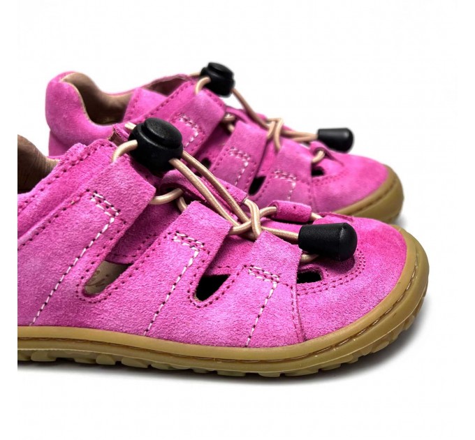 Кожаные сандалии девочке Lurchi Barefoot р 22