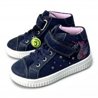 Кожаные детские ботинки девочке Lurchi р 24