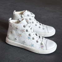 Кожаные детские сникерсы девочке Lurchi р 28