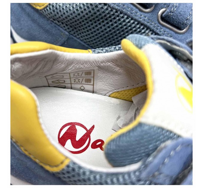 Шкіряні дитячі кросівки хлопчику Naturino р 27