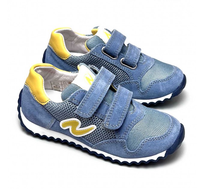 Шкіряні дитячі кросівки хлопчику Naturino р 27