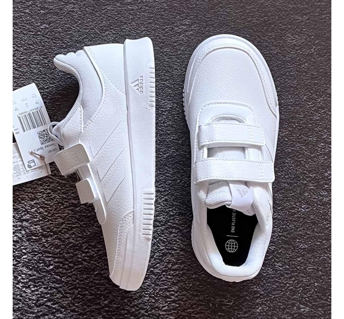 Белые детские кроссовки девочке Adidas р 33