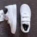 Белые детские кроссовки девочке Adidas р 33