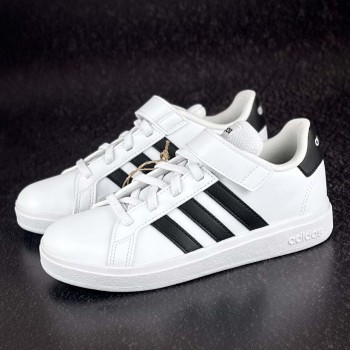 Белые детские кроссовки Adidas Grand Court 2.0 EL р 31