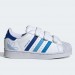 Білі кросівки дівчинці Adidas Superstar р 35