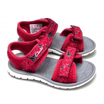 Текстильні босоніжки дівчинці Clarks р 22