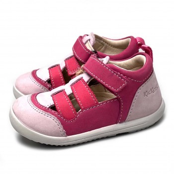 Дитячі шкіряні сандалі Kickers р 23