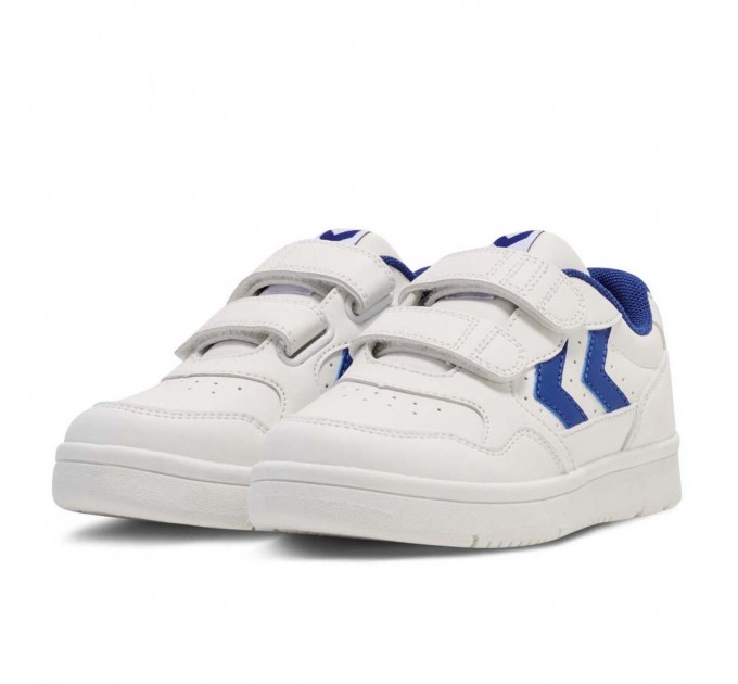 Белые кроссовки на липучке мальчику Hummel р 35