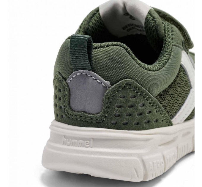Детские кроссовки на липучке мальчику Hummel размер 25. Текстильные детские кроссовки