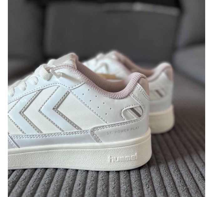 Белые кроссовки для девочки Hummel р 39