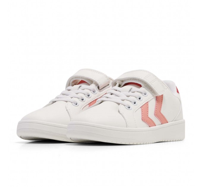 Белые детские кроссовки для девочки Hummel р 28