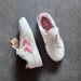 Белые подростковые кроссовки девочке Hummel р 35