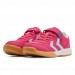 Розовые текстильные кроссовки девочке Hummel р 30