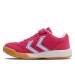 Розовые текстильные кроссовки девочке Hummel р 30