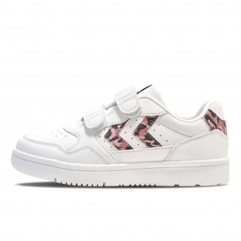 Білі кросівки на липучці дівчинці Hummel р 35