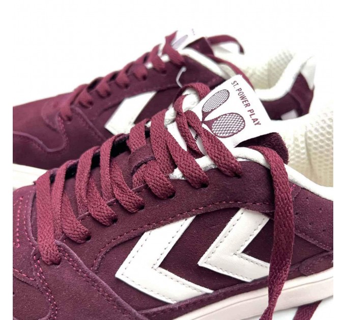 Подростковые кожаные кроссовки девочке Hummel р 40