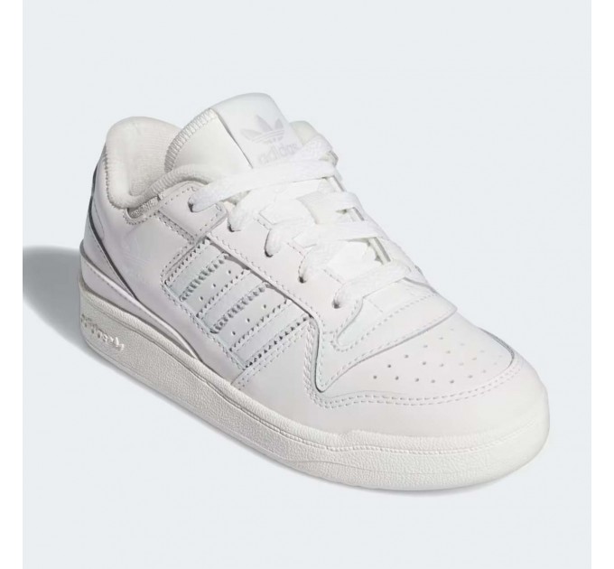 Белые кожаные кроссовки мальчику Adidas р 30