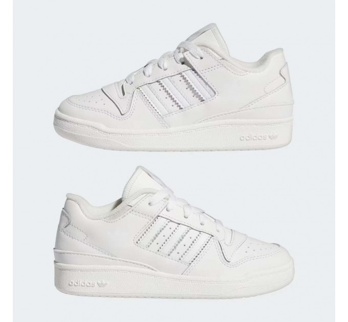 Белые кожаные кроссовки мальчику Adidas р 30