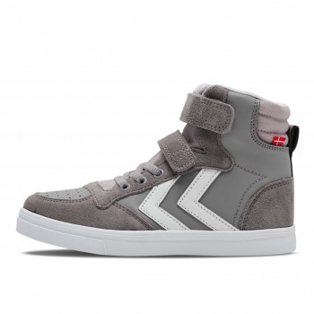 Демисезонные кожаные сникерсы мальчику Hummel