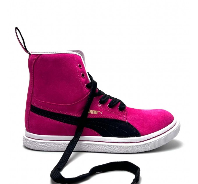 Шкіряні жіночі демісезонні снікерси Puma р 38