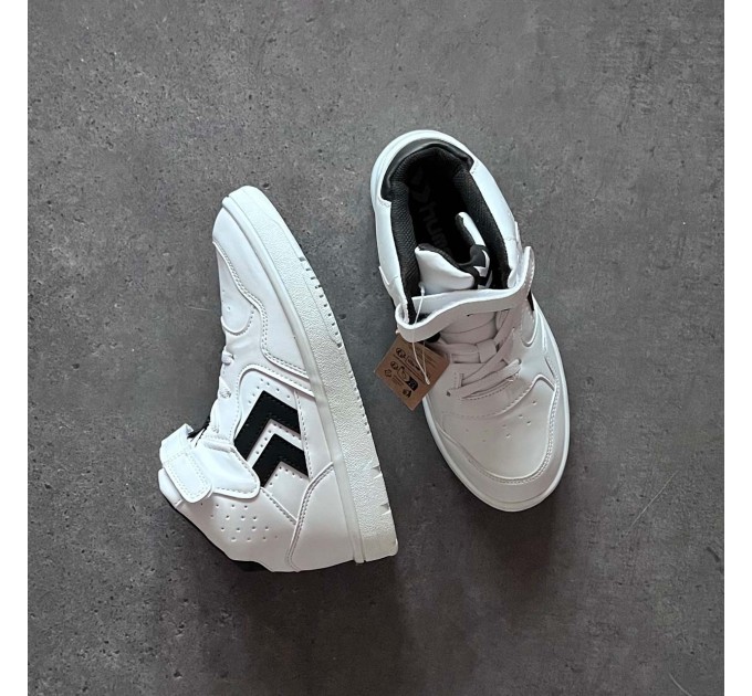 Подростковые белые сникерсы осень весна Hummel р 36