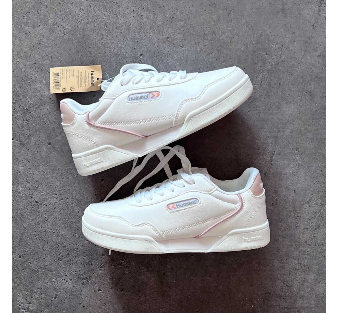 Подростковые белые кроссовки для девочки Hummel р 37