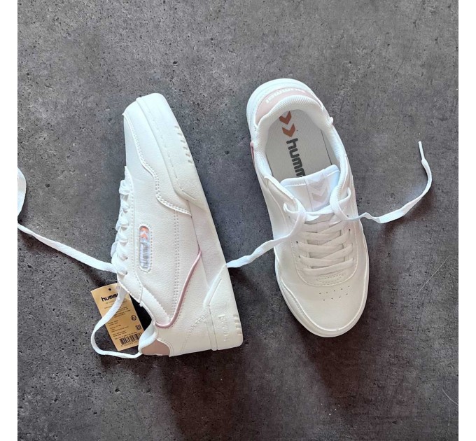 Подростковые белые кроссовки для девочки Hummel р 37