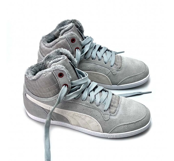 Шкіряні зимові жіночі снікерси Puma р 39