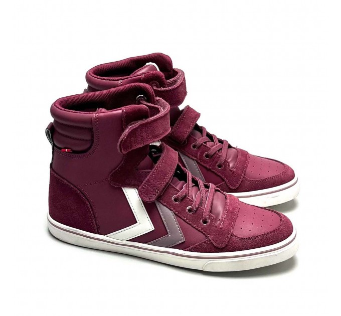 Високі шкіряні кросівки осінь весна Hummel р 36