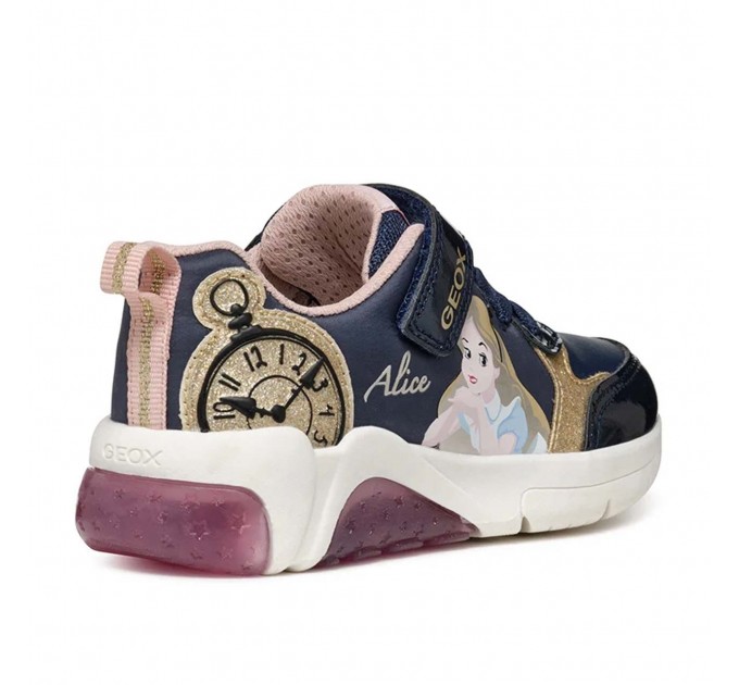 Кроссовки на липучке девочке Geox р 34