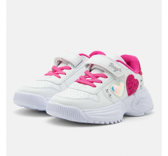 Білі дитячі кросівки дівчинці Primigi р 32