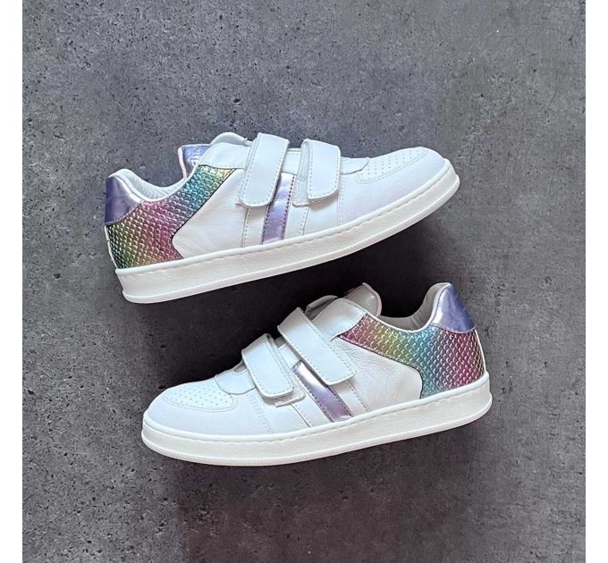 Шкіряні кросівки дівчинці Clic р 34