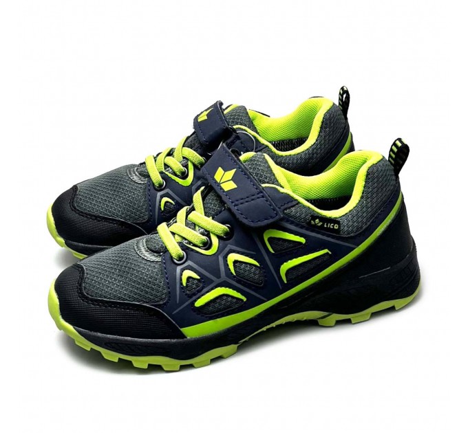 Кроссовки мальчика на липучках Lico р 31