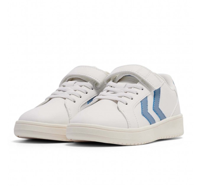 Білі кросівки на липучці хлопчику Hummel р 33