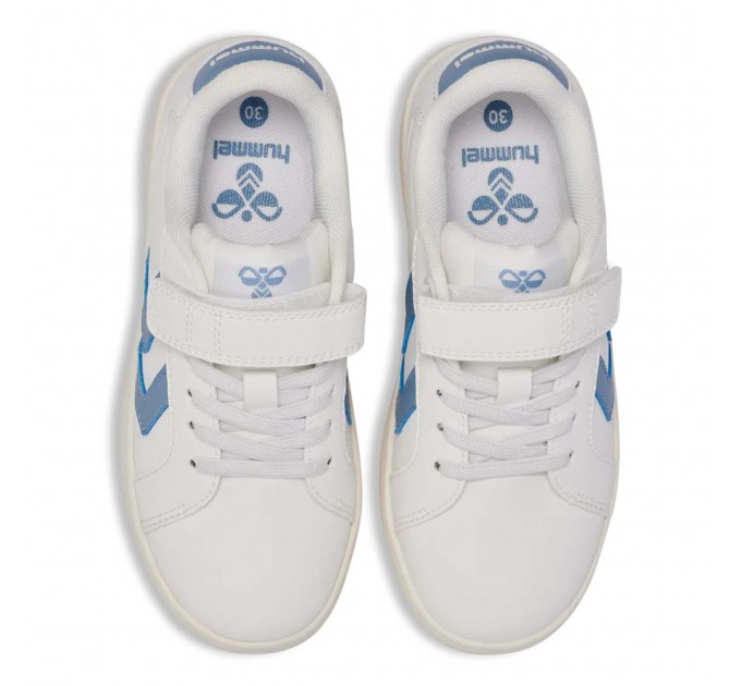 Білі кросівки на липучці хлопчику Hummel р 33