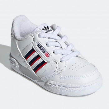 Белые детские кроссовки Adidas Continental р 30