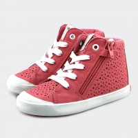 Кожаные ботинки девочке Geox р 25