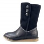 Кожаные зимние сапожки KicKers р 29