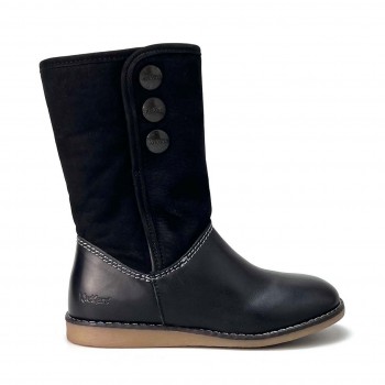 Шкіряні зимові чобітки дівчинці KicKers р 29